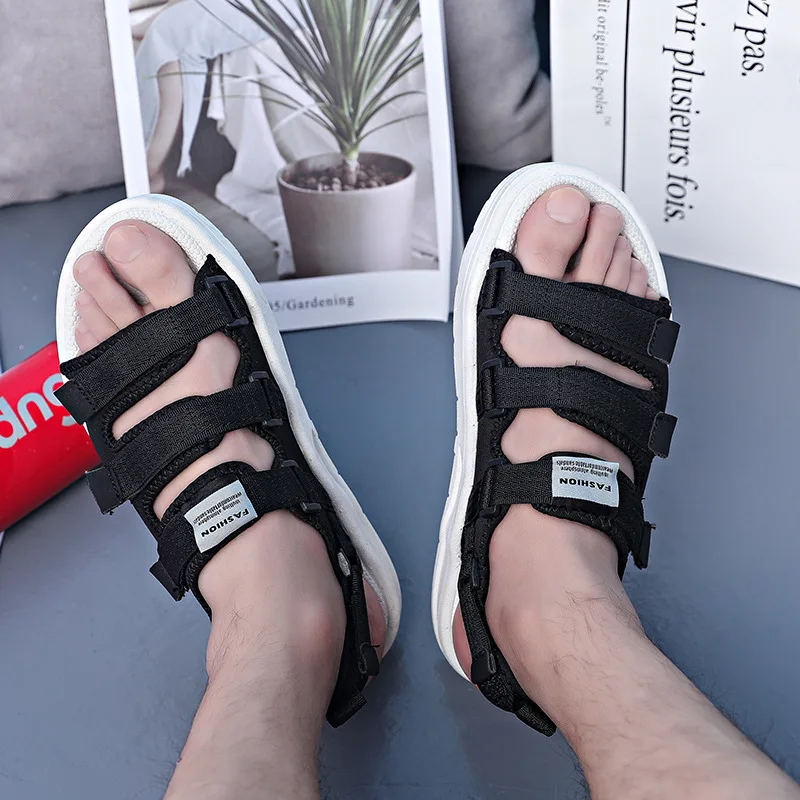 

2019 Summer New Style Sandals Men Korean-style Cool Trend Sandals Summer Slippers Outdoor Shoes Outer Wear Sandals