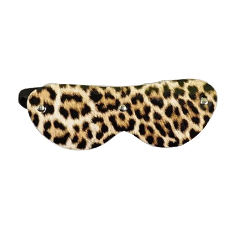 Sexy Leather Eye Patch Sexy Suit Leopord Pattern Eye Patch Flirting Couples Supplies Sex Toy Belly Band Sexy
