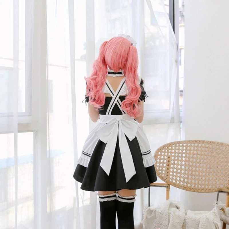 2021 black Lolita Maid Nikki-Dress UP Queen Maid Costume Cos Cute Maid Cosplay Costume Anime Show Japanese Women's Clothing anime cosplay female