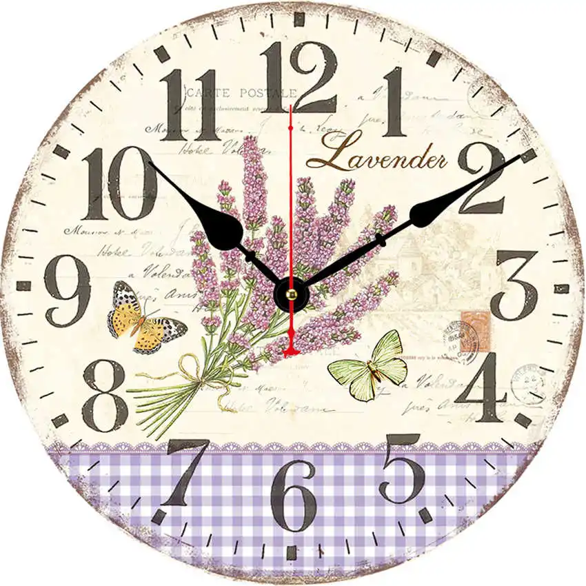 Настенные часы в античном стиле бесшумные настенные Европейском ретро|Настенные