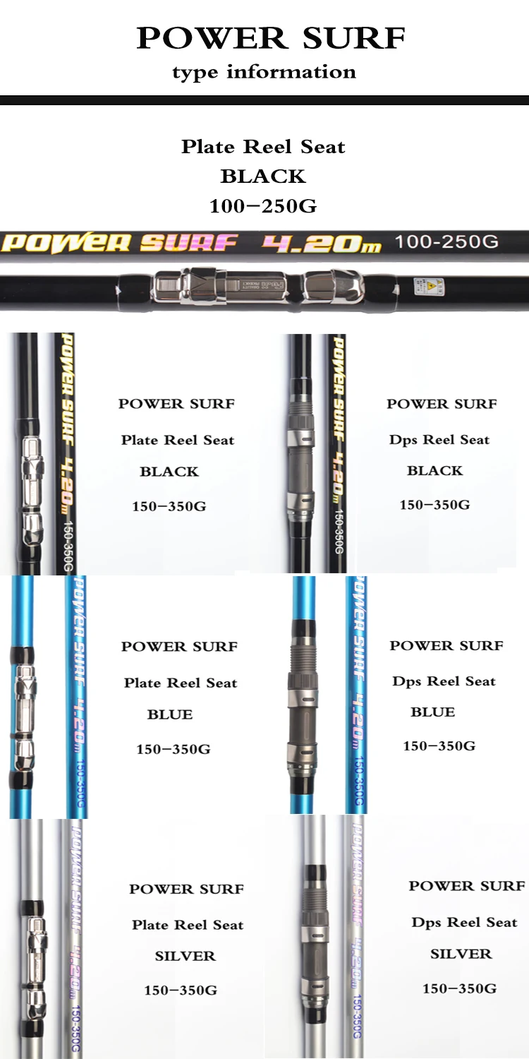 MADMOUSE новая модель Япония качество полный Fuji Surf Rod 4,20 M 46T высокоуглеродистая 3 секции 100-250g Surf casing Rod