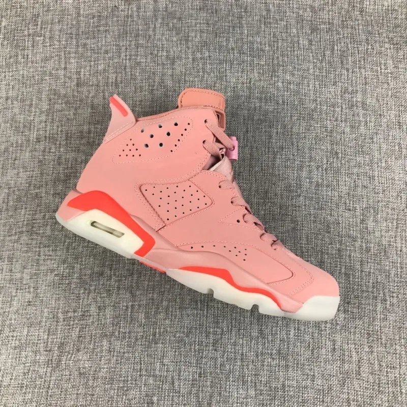 Оригинальная обувь Jordan 6 в стиле ретро, Tinker, вишневая пыльца, женская обувь, Баскетбольная обувь, женские кроссовки, AJ 6, спортивная обувь, 543390 228