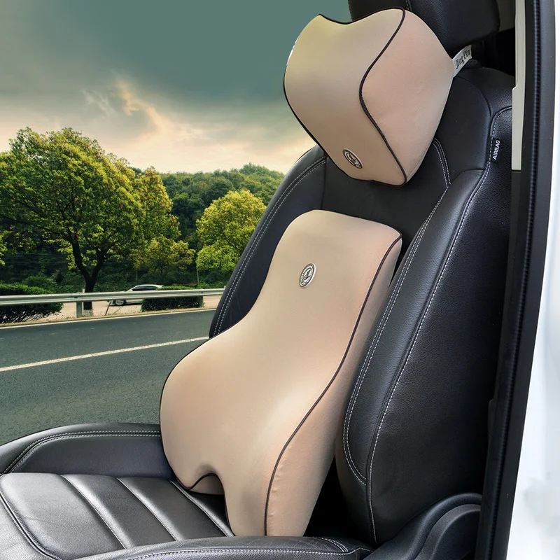 Автомобильная подушка 2 шт./компл. поддерживает поясницу дышащая с эффектом