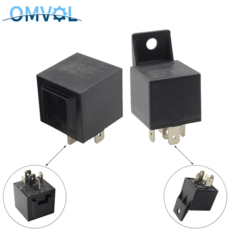 5pin 40A автоматическое реле с контактом из серебряного сплава, напряжение катушки 12VDC 24VDC