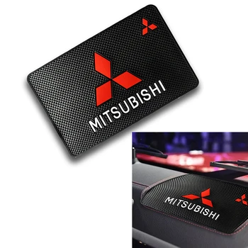 

Car Logo Anti Slip Mat Phone Holder Non-Slip Mat Pad ForMitsubishis ASX Lancer Pajero Outlander L200 EVO Lancer EX Pajero Emblem