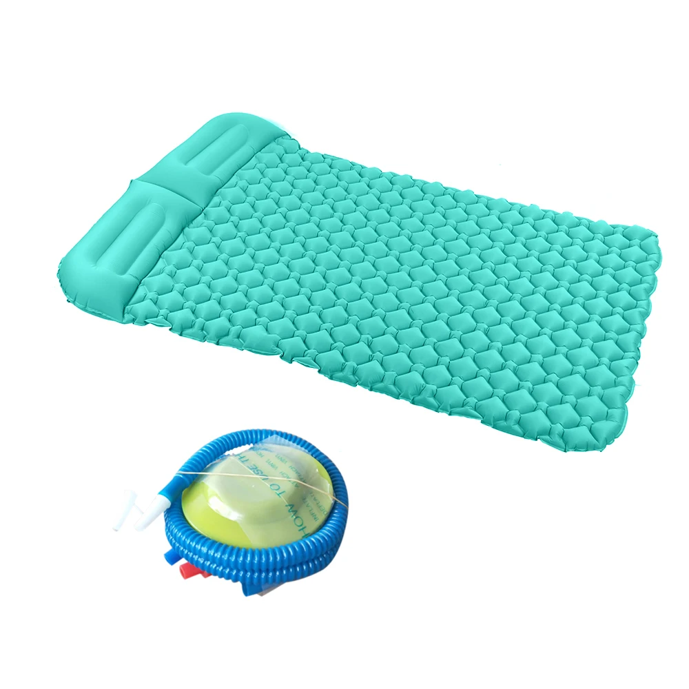 Camping Tent Air Mats Outdoor 2 Person Inflatable Sleeping Cushion Picnic Beach Rest Soft Mattress Camping Mat