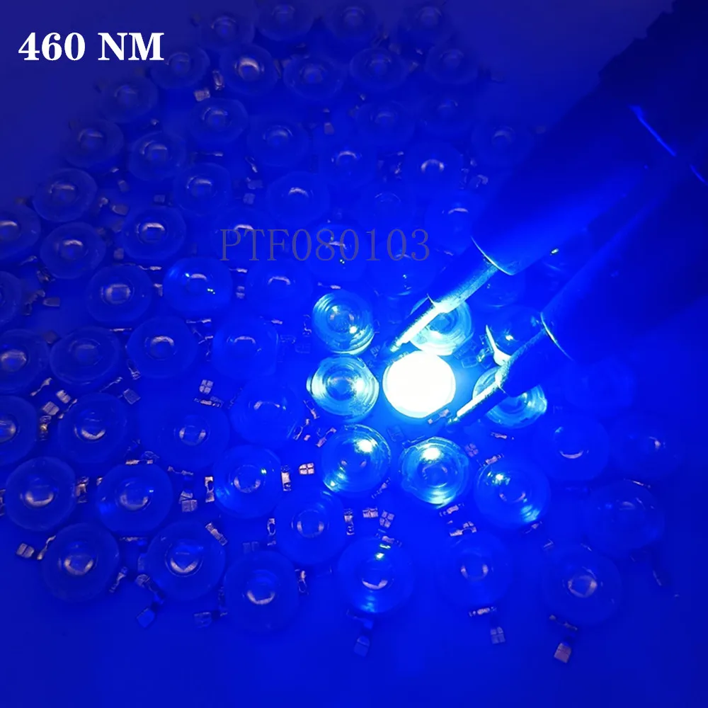 High Power Blue and Royal Blue LED Emitter with 20mm Star PCB