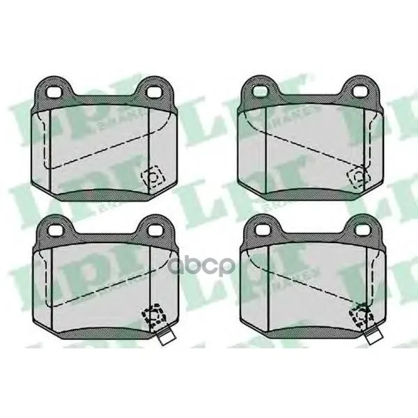 Колодки Тормозные Mitsubishi Lancer 96-/Nissan 350z 05-/Subaru Impreza 01- Зад. Lpr 05p1056 Lpr арт. 05P1056