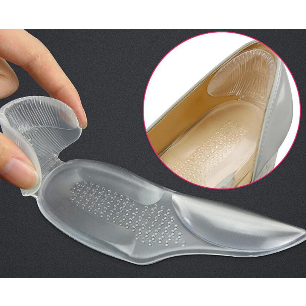 

1 Pair Gel Heel Cushion Insole Back Heel Pads for High Heels Blisters