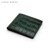 Hiram Beron Custom Name Man Gift Billfold Wallet Luxury Crocodile Pattern Designer Gift for Father Boyfriend Dropship 3