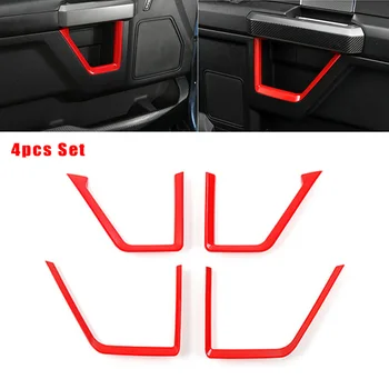 

4pcs Carbon Fiber Style Inner Door Frame Cover Trim Bezel For Ford F150 2015-19
