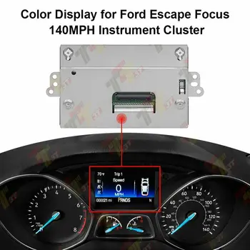شراءلوحة القيادة LCD عرض اللون لفورد إسكيب التركيز حافة 140MPH عداد السرعة الصك