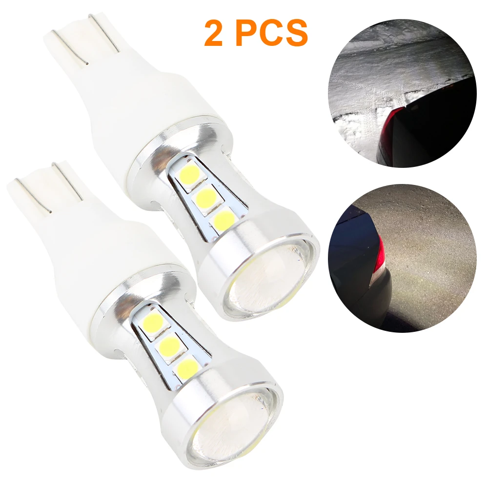 2Pcs 1000LM T15 Led Signal Light Canbus 6000K 12V 3030 18SMD Super Heldere Auto Reverse lichten W16W Led Lamp|Signaal lamp| -