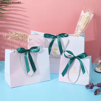 

New Gift Packaging Boxes Multi Colour Gift Box Packaging Kraft Paper Wedding Favors for Guests Event Party Supply Gift Case