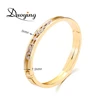 Duoying DIY Slider Charms Bangles Custom Name Bracelets Bangle Zirconia Letters Custom Bangles Personalized Name Bangles ► Photo 3/6