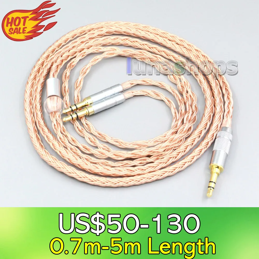 LN006749 2 5 мм XLR сбалансированный 16-ядерный 99% 7N OCC кабель для наушников