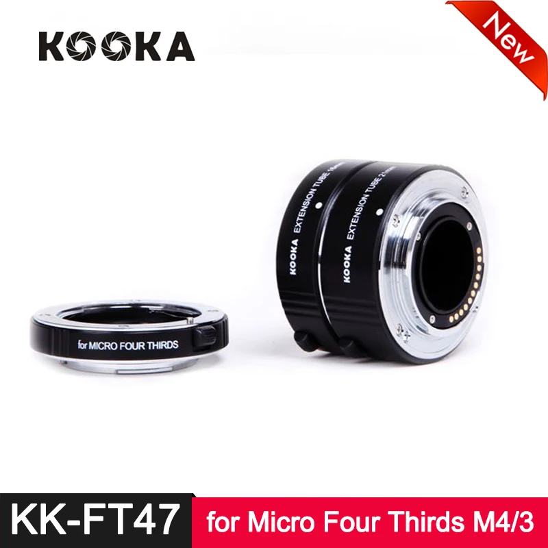KK FT47 ttl металлическая удлинительная трубка AF Автофокус для Olympus Panasonic Micro 4/3 M4/3 M43 SLR