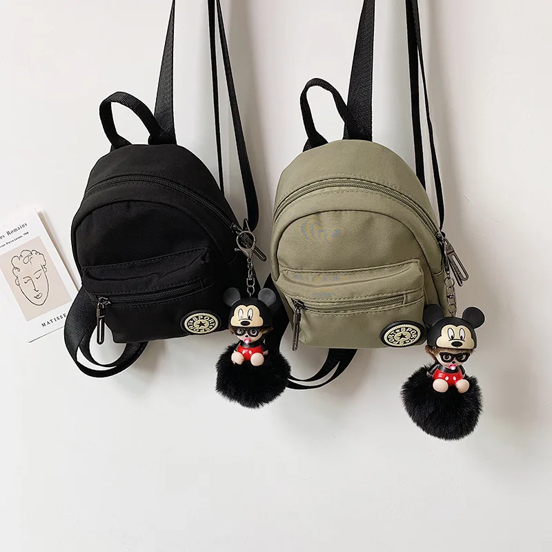 Простой однотонный водонепроницаемый нейлоновый рюкзак женский корейский стиль стиль Модный повседневный рюкзак для путешествий на открытом воздухе