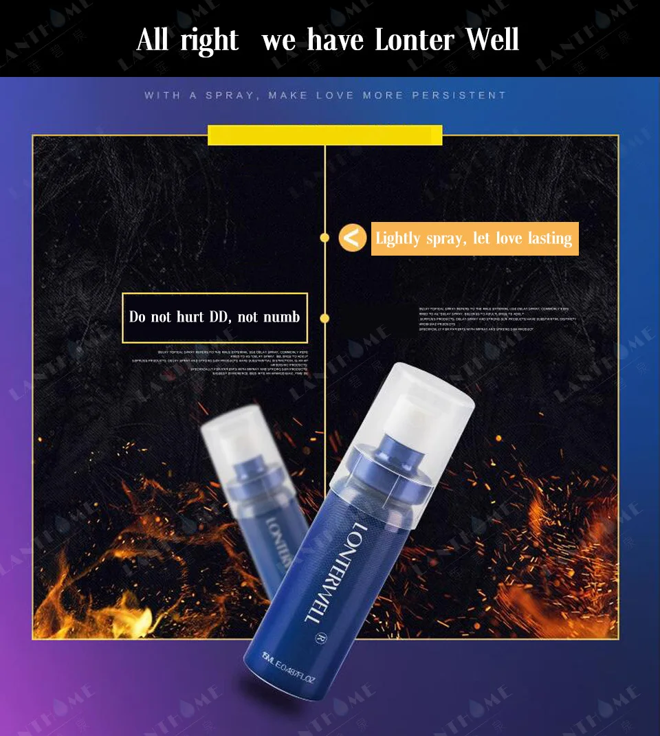 15 мл мужского полового масло для задержки эякуляции спрей мощный Длительное