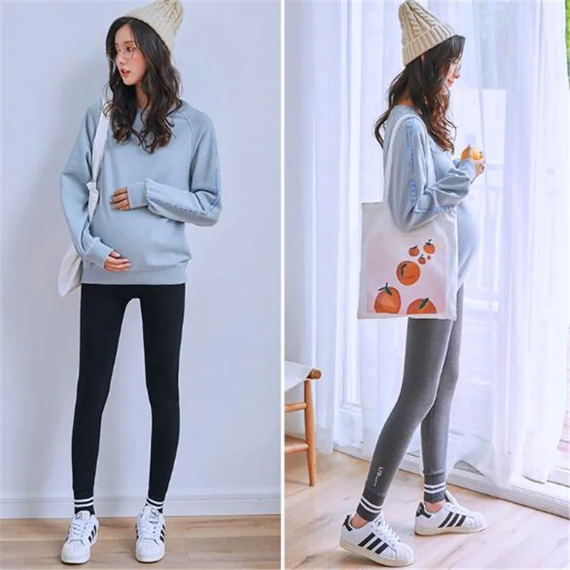 spring-casual-knitted-striped-embroidery-cotton-thin-underpants-for-pregnant-women-autumn-pregnancy-pants