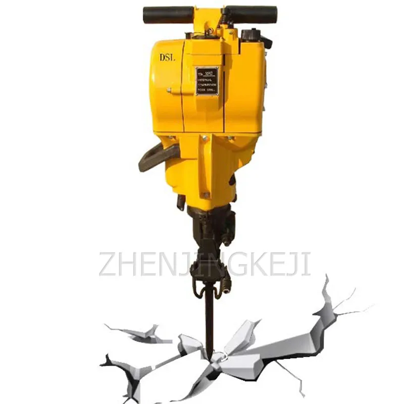 

Gasoline Rock Drill Handheld Internal Combustion Breaker Cement Driller Split Road Construction Quarrying Building Equipment