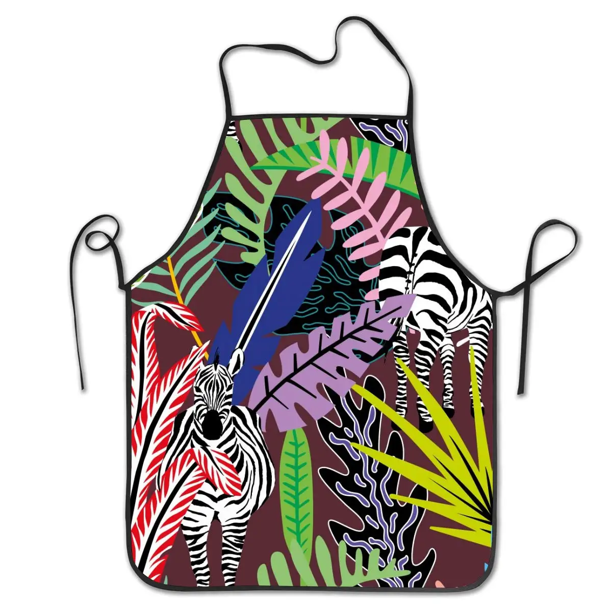 Фартук Зебра в джунглях для кухни выпечки садоводства стрижки симпатичный