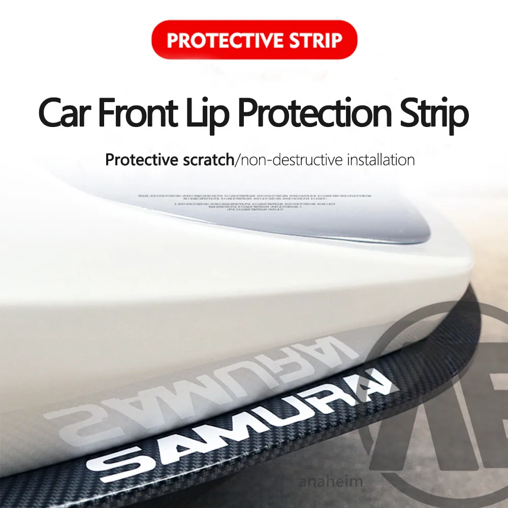 AE Анахайм 2.5 м ширина автомобильные протекторы передний бампер губы сплиттер стикер автомобиля обвесы бамперы балдахин подбородок резиновая лента