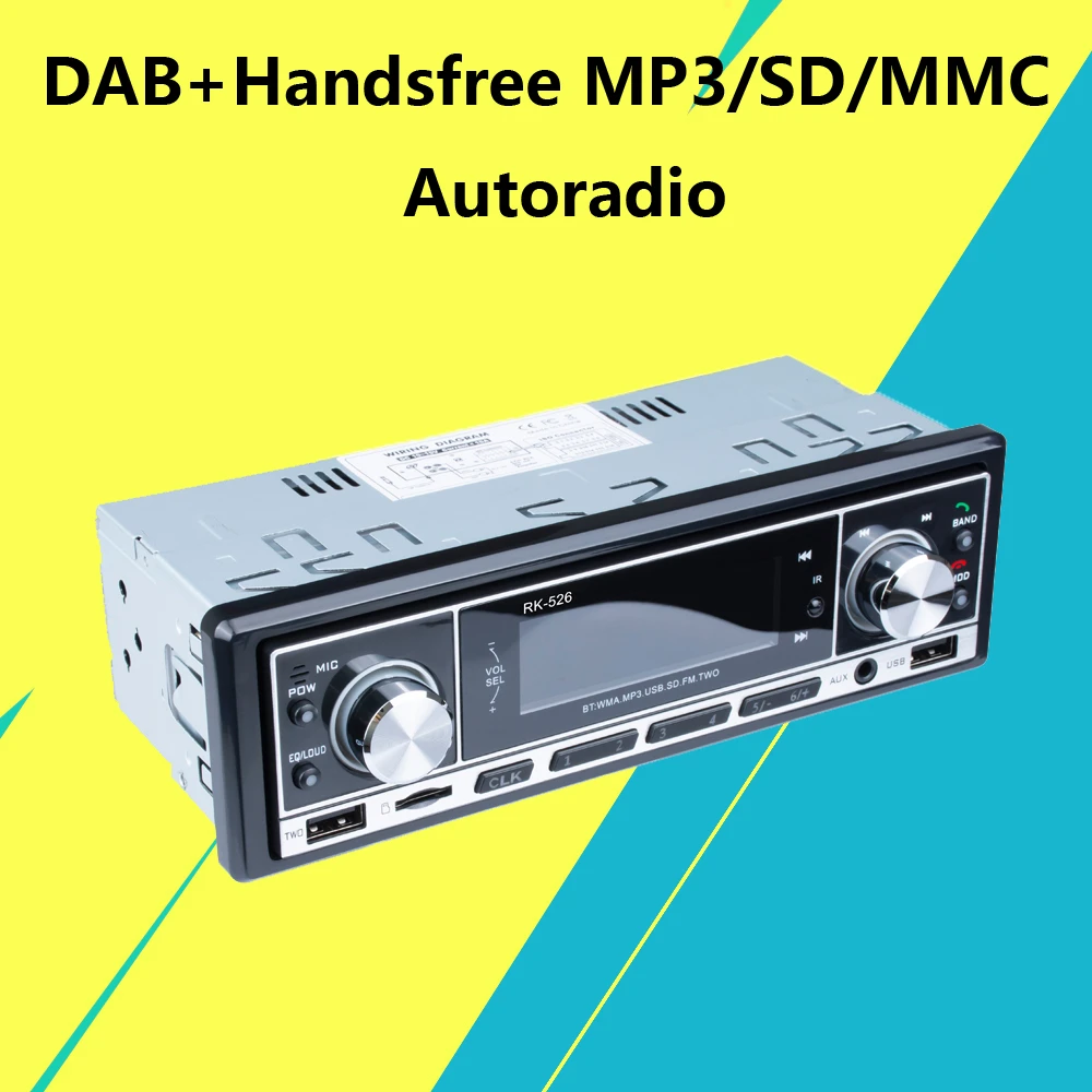 Dab + Autoradio 1 Din Auto Radio Handsfree MP3/Sd/Mmc Dab + Fm Usb Lcd  scherm Digitale audio Dashboarddisplayhoek Auto Stereo Bluetooth Tf Card|Auto  Radio´s| - AliExpress