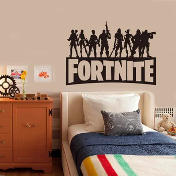 

Wall Stickers Fortnites Anime Game Figure Sticker Fortress Night Decals Art Kid Room Posters Boy Door Dormitory Home Decoration