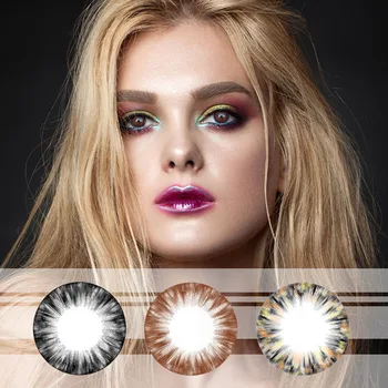 

Mrs.H Beautiful Pupil Color Contact Lenses Eye 14mm Cute Multicolor Halloween Party Gift Cartoon Beauty Cosplay Contact Lens