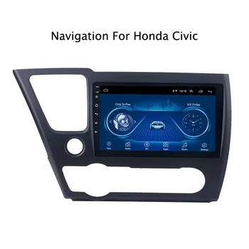 

9" Super Slim touch screen Android 10 GPS Navigation For Honda Civic 2014-2017 car radio stereo bluetooth Multimedia head unit