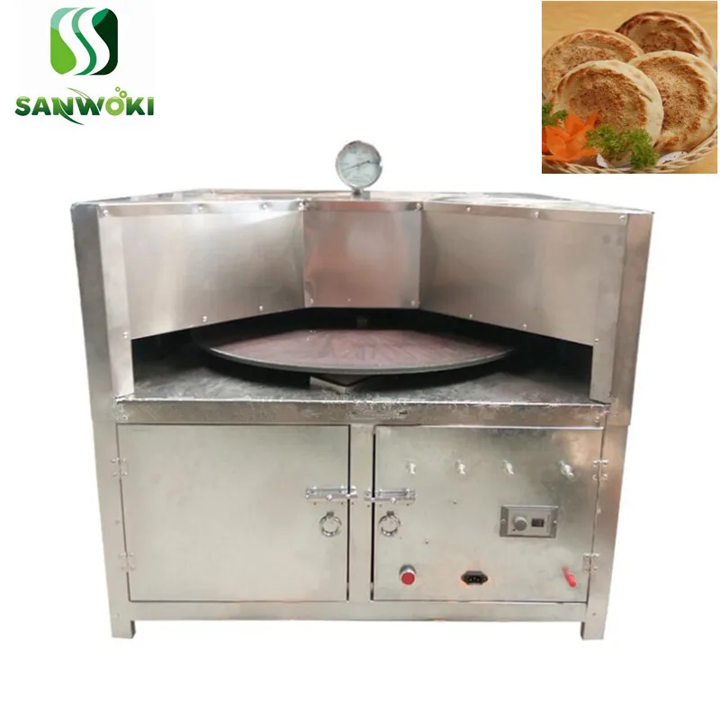 Gas heating Tortilla Oven Flat Pita Bread making Machine Arabic Bread