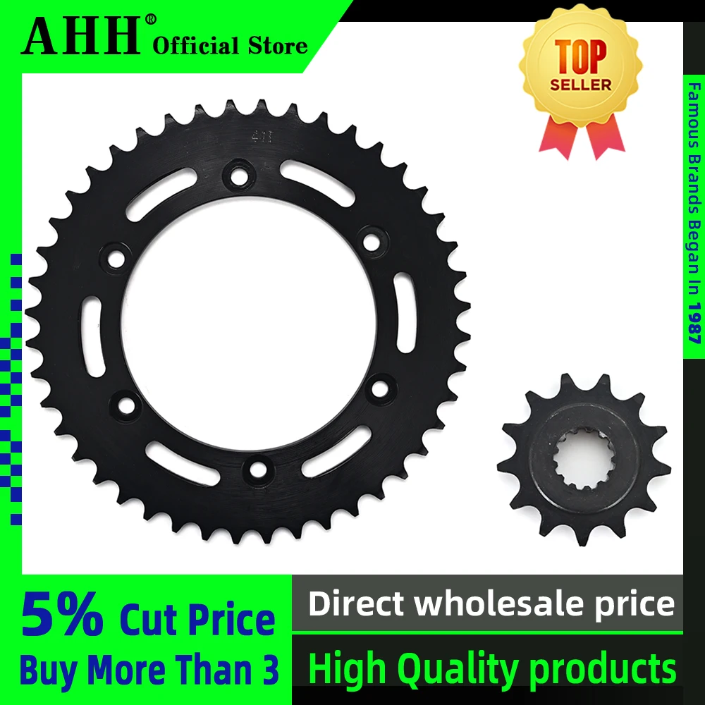AHH Front And Rear Chain Sprocket Gear Disc Wheel For Honda CBR250 MC22 Hornet250 JADE250 VTR250 Hornet JADE VTR 250 CBR250RR RR |