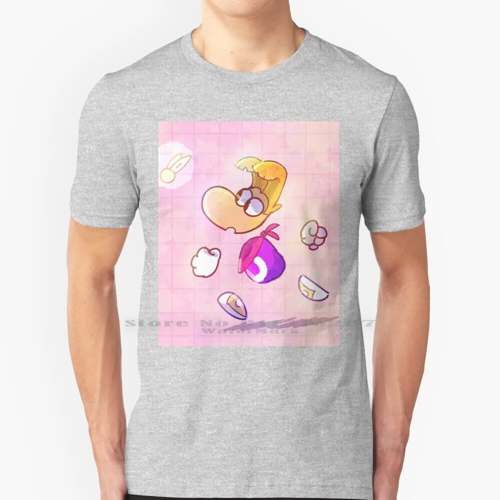 Rayman 2 : The Great Escape T Shirt 100% Puro Cotone Rayman Retro Gaming Gaming Rayman 2 Dreamcast
