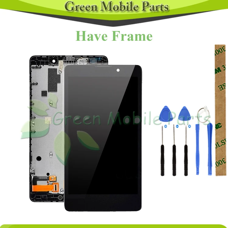 

100% Tested One By One LCD Display For Nokia XL Dual SIM 1030 RM-1030 RM-1042 LCD Display With Touch Screen Assembly With Frame