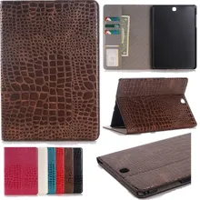 Роскошный кожаный чехол с крокодиловым узором для samsung Galaxy Tab A 9,7 T550 T555 чехол для samsung Tab A P550 P555+ стилус+ пленка