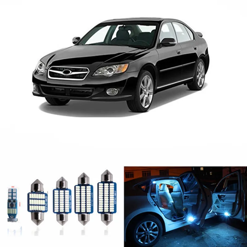 12 шт. светодиодные лампы для освещения салона автомобиля наборы 2000 2009 Subaru Legacy