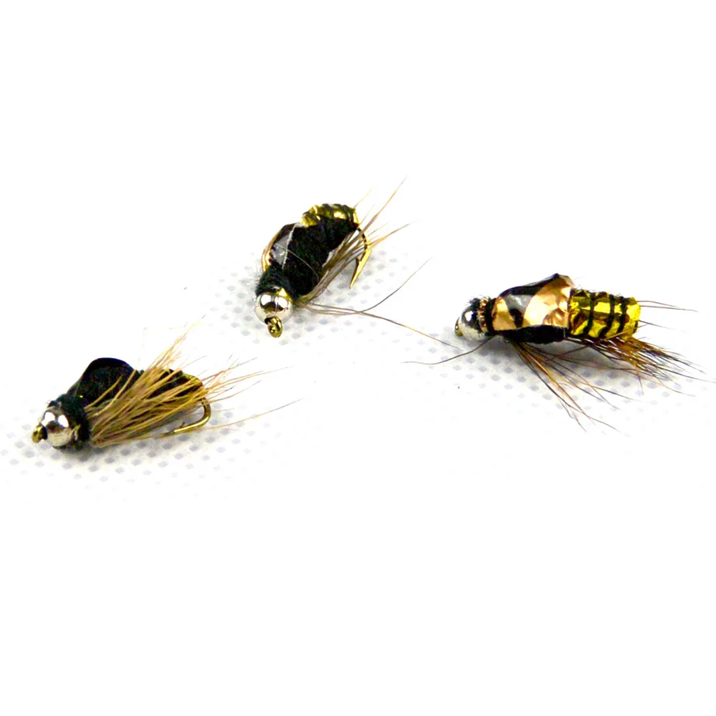 40pcs Dry Flies Fly Fishing Flies Kit Bass Salmon Trout Flies Floating Assortment with Fly Box for Freshwater and Saltwater