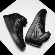 Зимние ботинки мужские air force one амортизация ретро высокие баскетбольные кроссовки OG модные черные белые дышащие Новинка