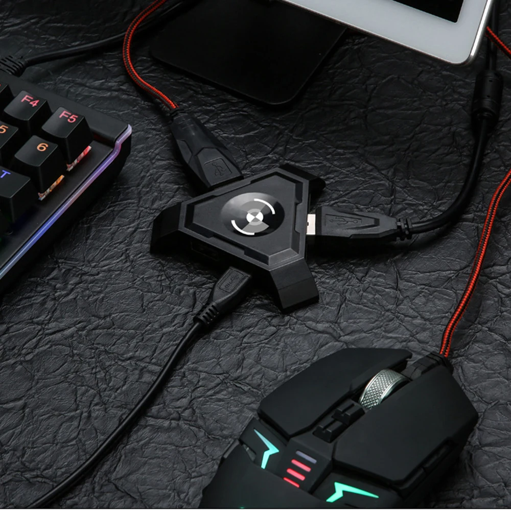  PUBG Mobile Gamepad Controller Gaming Keyboard Mouse Converter for Android Ios Phone To PC Bluetoot