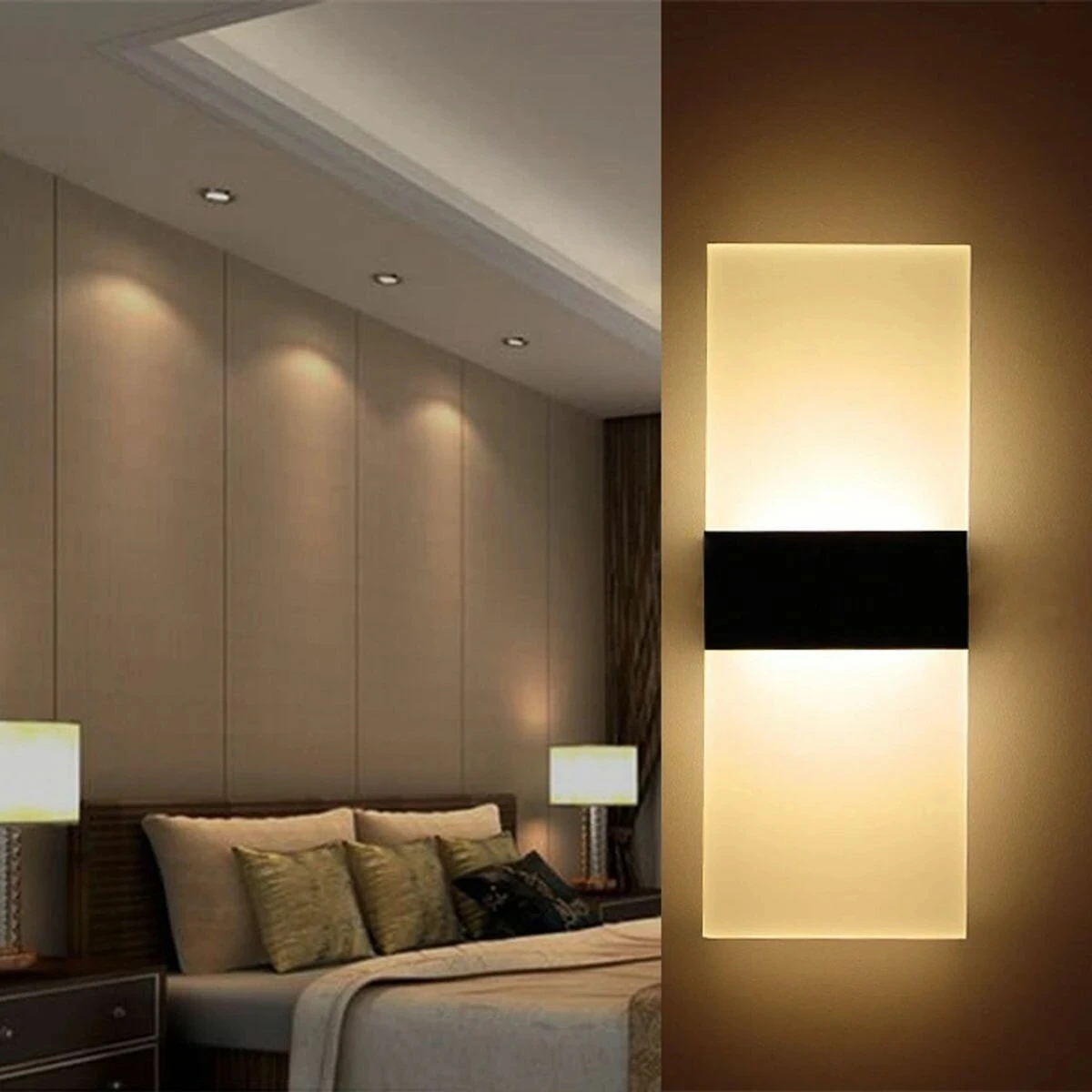 garden wall lights LED Fashionable Wall Lamp Bedroom Bedside Stairs Corridor Simple Wall light 110V 220V Decorative Wall light sconce light