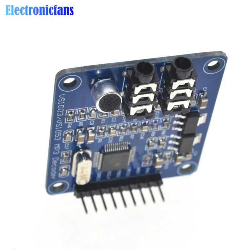 Diymore VS1003B VS1053 MP3 модуль декодирования макетная плата VS1053b VS1053 IC встроенная функция записи SPI интерфейс