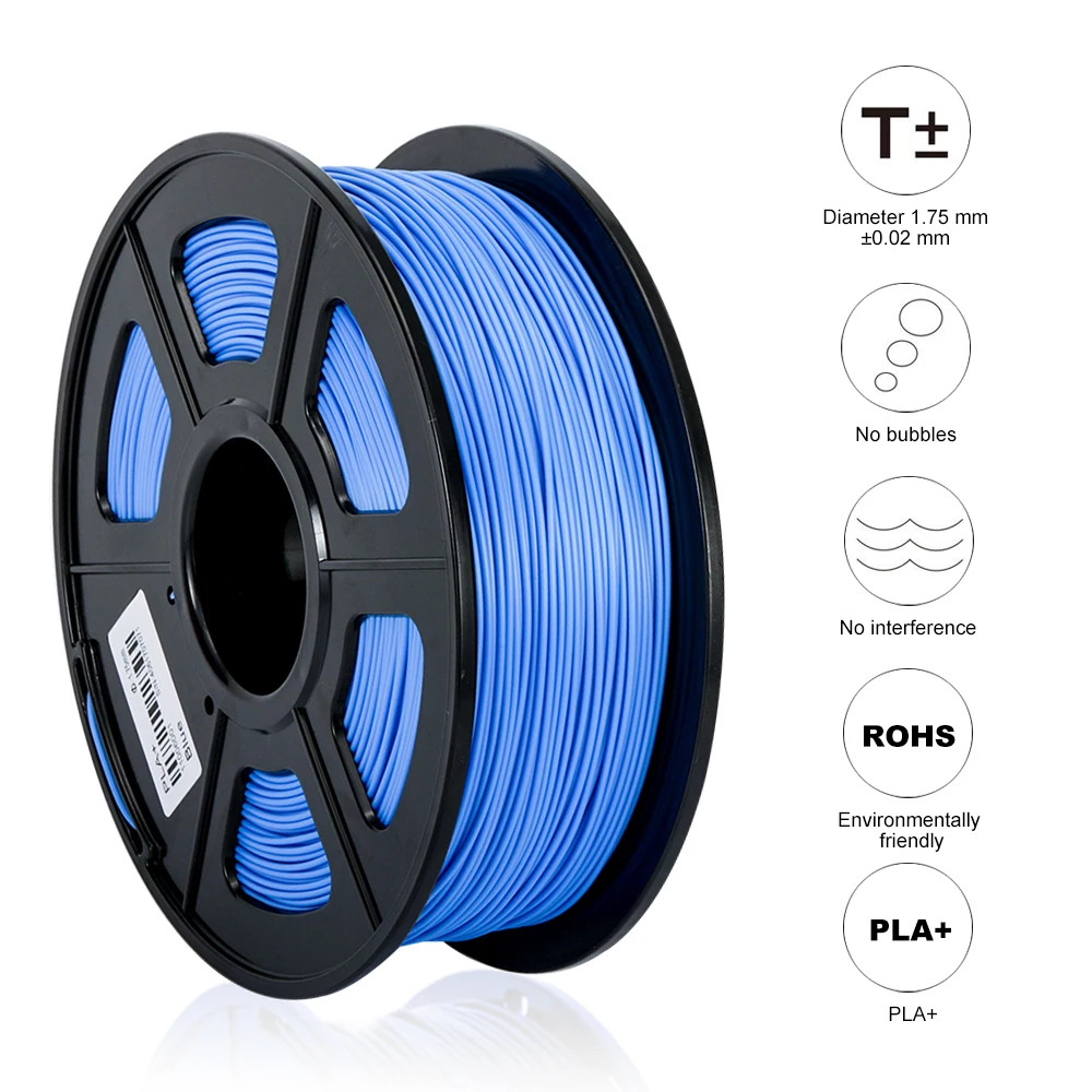 SUNLU PLA плюс 3D принтеры нити 1 75 мм кг/2.2lb катушки + ПРИНТЕРЫ 3d полиграфические