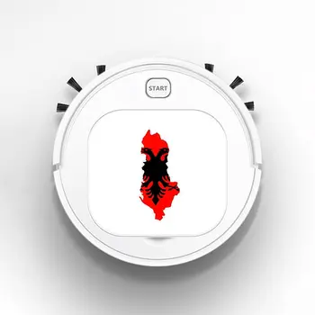 

Smart Robot Vacuum Cleaner Rechargeable USB Auto Sweeping Mop Clean Robot Sweeping Cleaner Personality Albania Flag
