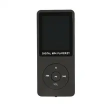 Спортивный MP3 ультра-тонкий легкий портативный экран MP3 музыкальный плеер MP4 портативный 1,8 дюймов Студенческая карта вставки