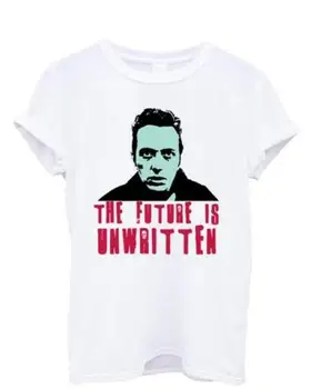 

MAGLIA MAGLIETTA T-SHIRT UOMO Joe Strummer - The Future Is Unwritten T Shirt Hot Topic Men Short Sleeve Simple Style