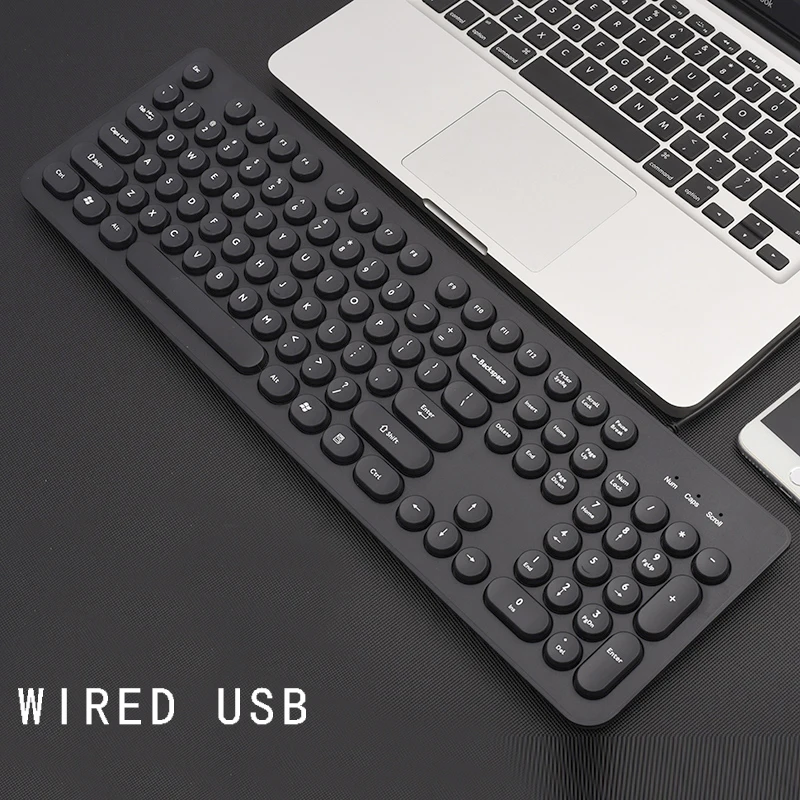 New USB notebook keyboard 104 Key wired clavier For Dell Asus Lenovo pc gamer keyboards Black | Компьютеры и офис
