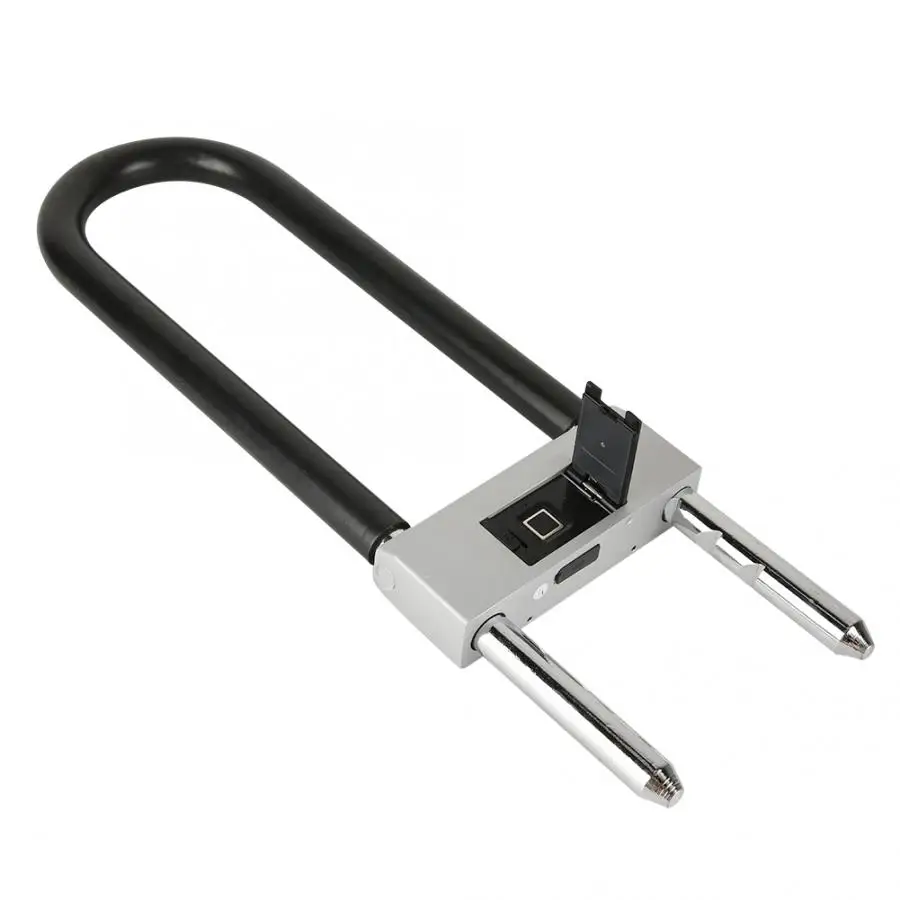 U-тип Умный Замок Bluetooth, отпечаток пальца Замок IP65 Водонепроницаемый usb зарядка противоугонные замки для Автомобиль Мотоцикл Велосипед