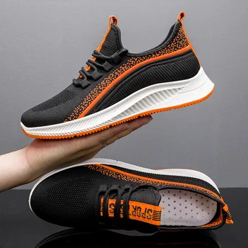 

2020 New Fashion Men Breathable Sneakers Lightweight Men Casual Shoes Casual Shoes Male Footwear Lace Up Walking Travel Shoes