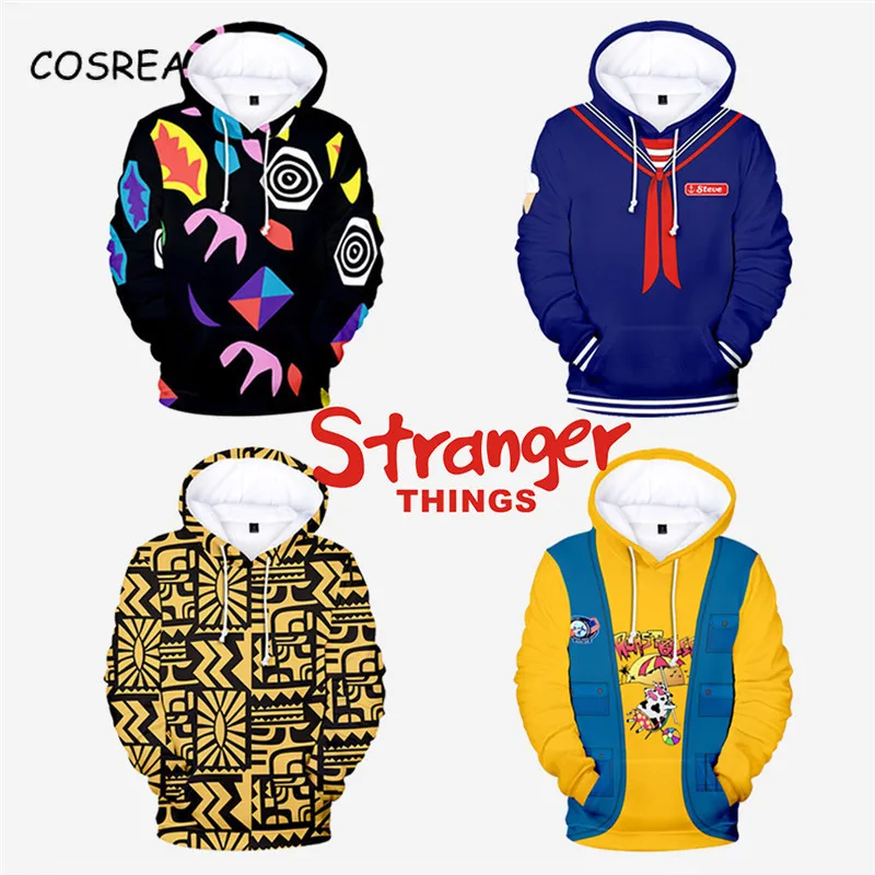 stranger things yellow hoodie